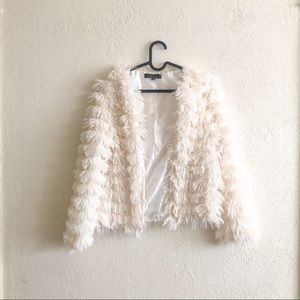 White Fringe Jacket